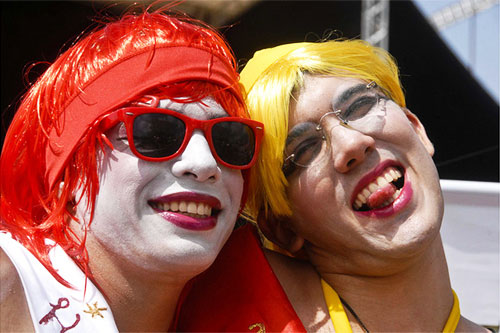 Virgens no desfile do bloco - Foto: Passarinho/Pref.Olinda Virgens no desfile do bloco - Foto: Passarinho/Pref.Olinda