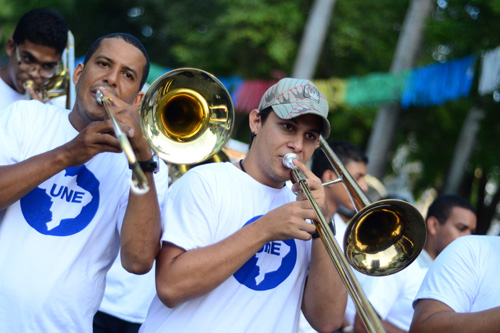 Culturata da UNE arrastou estudantes de todo o país pelas ladeiras de Olinda. - Foto: Jan Ribeiro/Pref.Olinda