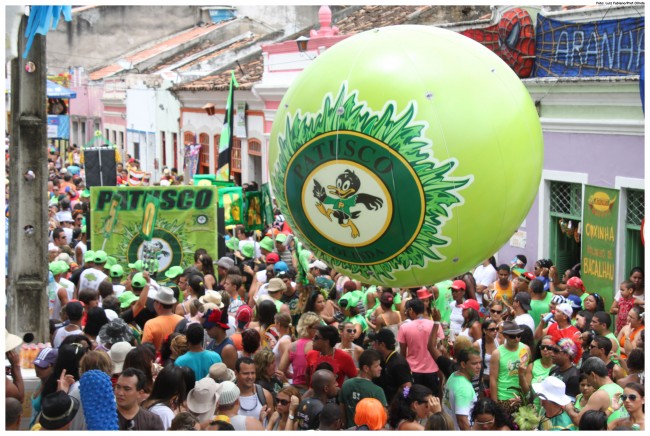 Bloco Patusco nasceu nas ladeiras de Olinda. Foto: Luiz Fabiano/Pref.; Olinda