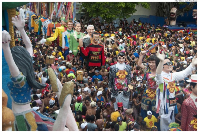 Serão 11 pólos de animação, com 196 atrações de palco, 500 agremiações, 40 atrações itinerantes e orquestras fixas nas ladeiras. Williams Aguiar/Pref.Olinda